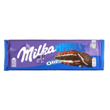 Pieninis šokoladas su sausainių gabaliukais MILKA OREO, 300 g