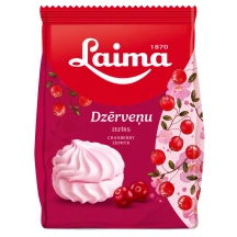 LAIMA zefyrai, spanguolių skonio, 200g