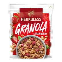 Granola su braškėmis HERKULESS, 350 g