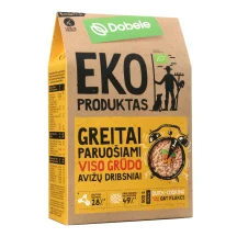 Ekologiški greitai paruošiami avižų dribsniai DOBELE, 500 g