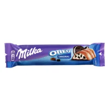 Pieninis šokoladas su vanilės skonio pieniniu įdaru MILKA, 37 g