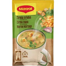 Tirpi žirnių sriuba su skrebučiais MAGGI 5 MINUTES, 22 g