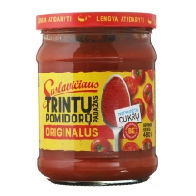 Trintų pomidorų padažas SUSLAVIČIAUS ORIGINALUS, 480 g