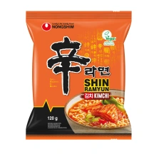 Greitai paruošiama RAMEN vermišelių sriuba su kimči KIMCHI RAMYUN NONGSHIM, 120 g