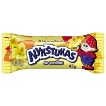 Glaistytas varškės sūrelis su vanilinu NYKŠTUKAS, 22,9 % rieb., 45 g