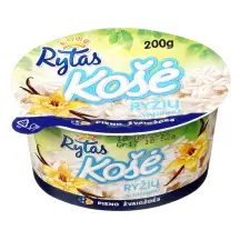 Ryžių košė su vanilinu RYTAS, 6 % rieb., 200 g