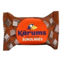 Varškės sūrelis su šokolado gabaliukais KARUMS, 45 g