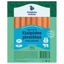Virtos KLAIPĖDOS pieniškos dešrelės, a. r., 300 g