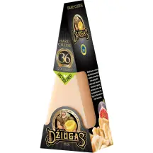 Kietasis sūris DŽIUGAS GOURMET, 40% rieb., 180g (s.m. brandintas 36 mėn. gab.)