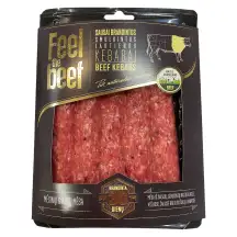 Sausai brandintos smulkintos jautienos kebabai FELL THE BEEF, 500g
