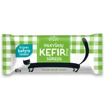 Glaistytas varškės sūrelis VILVI VILKYŠKIŲ KEFIR STYLE, 29 % rieb., 40 g
