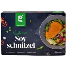 Kepti vegetariški sojų šniceliai GOURMET GREEN, 160 g