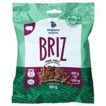 Vytintos terijaki ir mėlynių skonio kiaulienos juostelės BRIZ, a. r., 50 g