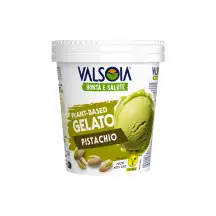Veganiški valgomieji ledai VALSOIA, pistacijų skonio, 300 g