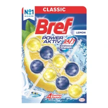 WC valiklis-gaiviklis BREF POWER AKTIV LEMON, 100 g