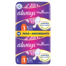 Higieniniai paketai ALWAYS Platinum Normal, S1, 16vnt.