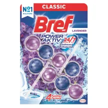 WC valiklis-gaiviklis BREF POWER AKTIV LAVENDER, 100 g