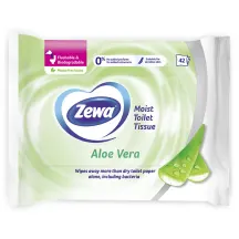 Drėgnas tualetinis popierius ZEWA ALOE VERA, 42 vnt.
