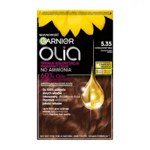Ilgalaikiai plaukų dažai GARNIER OLIA, aliejaus pagrindu, be amoniako, 5,35, 1 vnt.