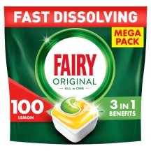 Indų plovimo kapsulės FAIRY AIN1 LEMON, 100 vnt