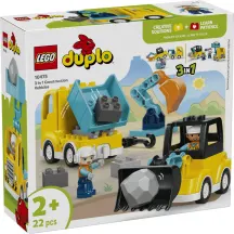 Konstruktorius LEGO 3 In 1 Statybinės Transporto Priemonės 10475