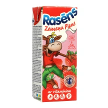 Pieno gėrimas RASĒNS, braškių skonio, 1,5 % rieb., 200 ml