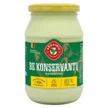 Majonezas KĖDAINIŲ BE KONSERVANTŲ, 62% rieb., 430 g