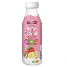 ŽEMAITIJOS kefyro kokteilis su bananais, brašk,, 0,4 % rieb., 450 g