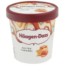 Valgomieji ledai su sūria karamele HAAGEN-DAZS, 460 ml / 400 g