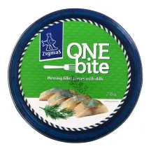 Silkių filė gabaliukai su krapais ZIGMAS ONE BITE, 210 g