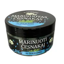 Marinuoti česnakai su žolelėmis ZAVIŠINĖS, 80 g