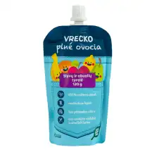 Slyvų ir obuolių tyrelė VRECKO, 120 g
