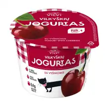 Jogurtas VILVI su vyš. 3,6 % rieb., 200 g