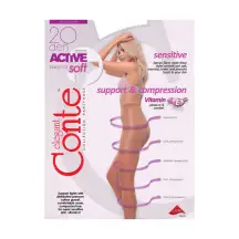 Pėdkelnės Conte Active Soft20 Nat 4 20d
