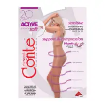 Pėdkelnės Conte Active Soft20 Nat 3 20d