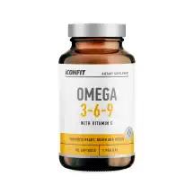 Maisto papildas ICONFIT OMEGA 3-6-9, 90 vnt