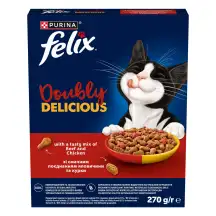 Kačių ėdal. FELIX DOUBLELY, jaut. višt., 270 g