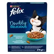 Saus. kačių ėdalas FELIX DOUBLELY žuv., 270 g
