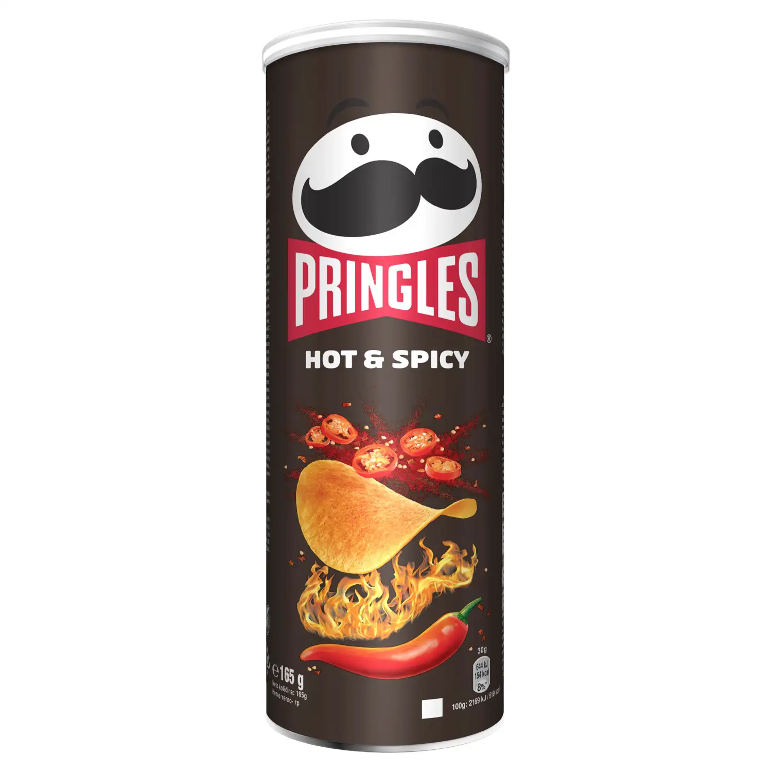 Čipsi Pringles Hot & Spicy 165g