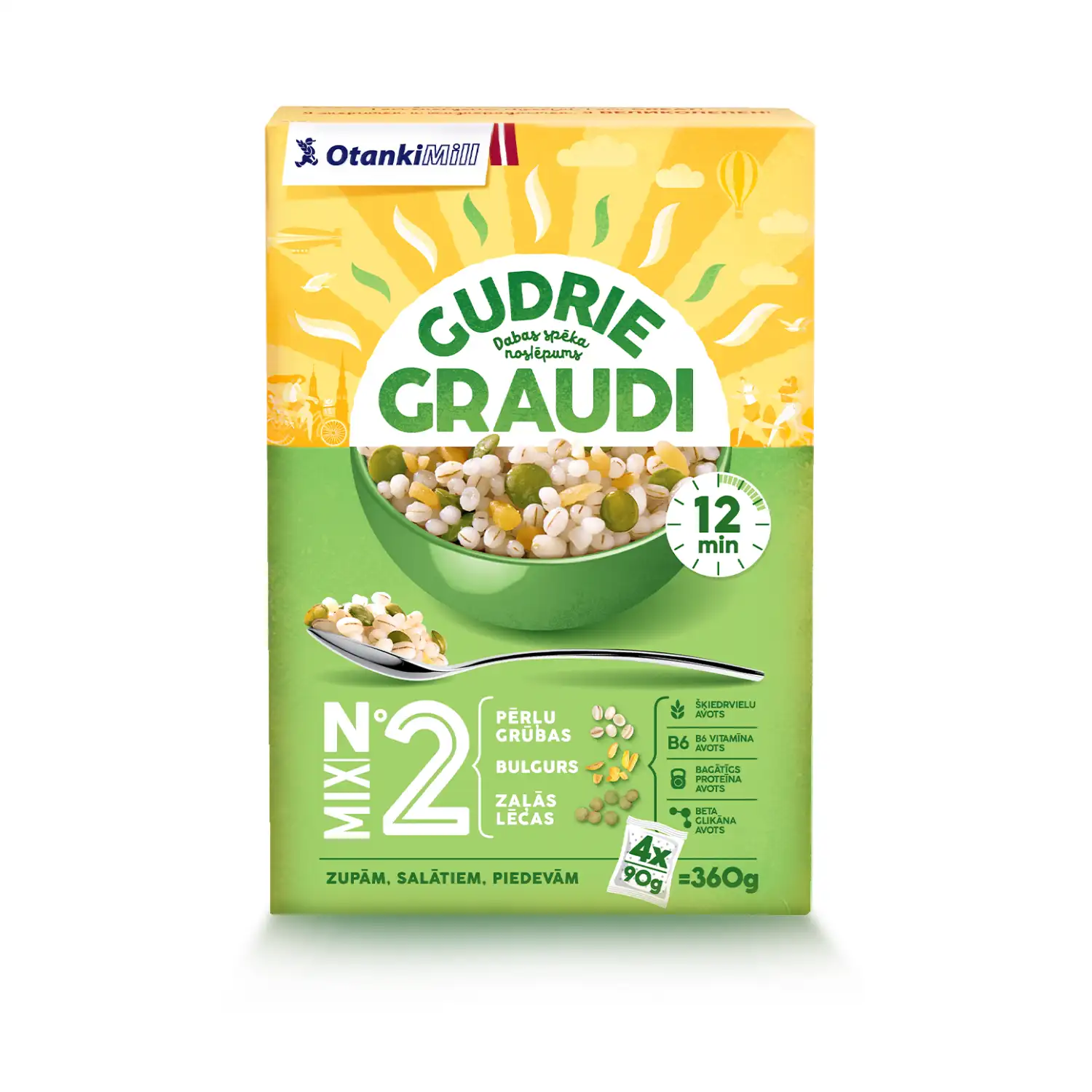 Mais. Gudrie Graudi grūbu-bulgura-lēcu 360g