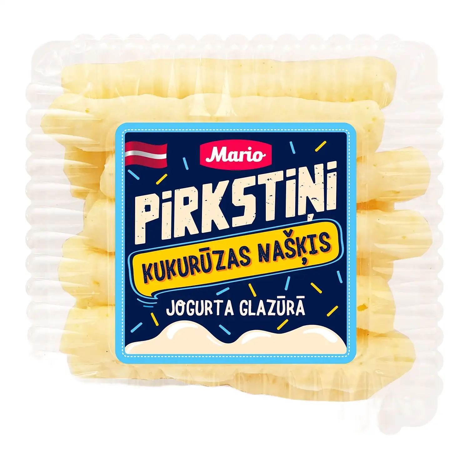 Kuk. lazdelės su jogurto sk. gl. MARIO, 120 g