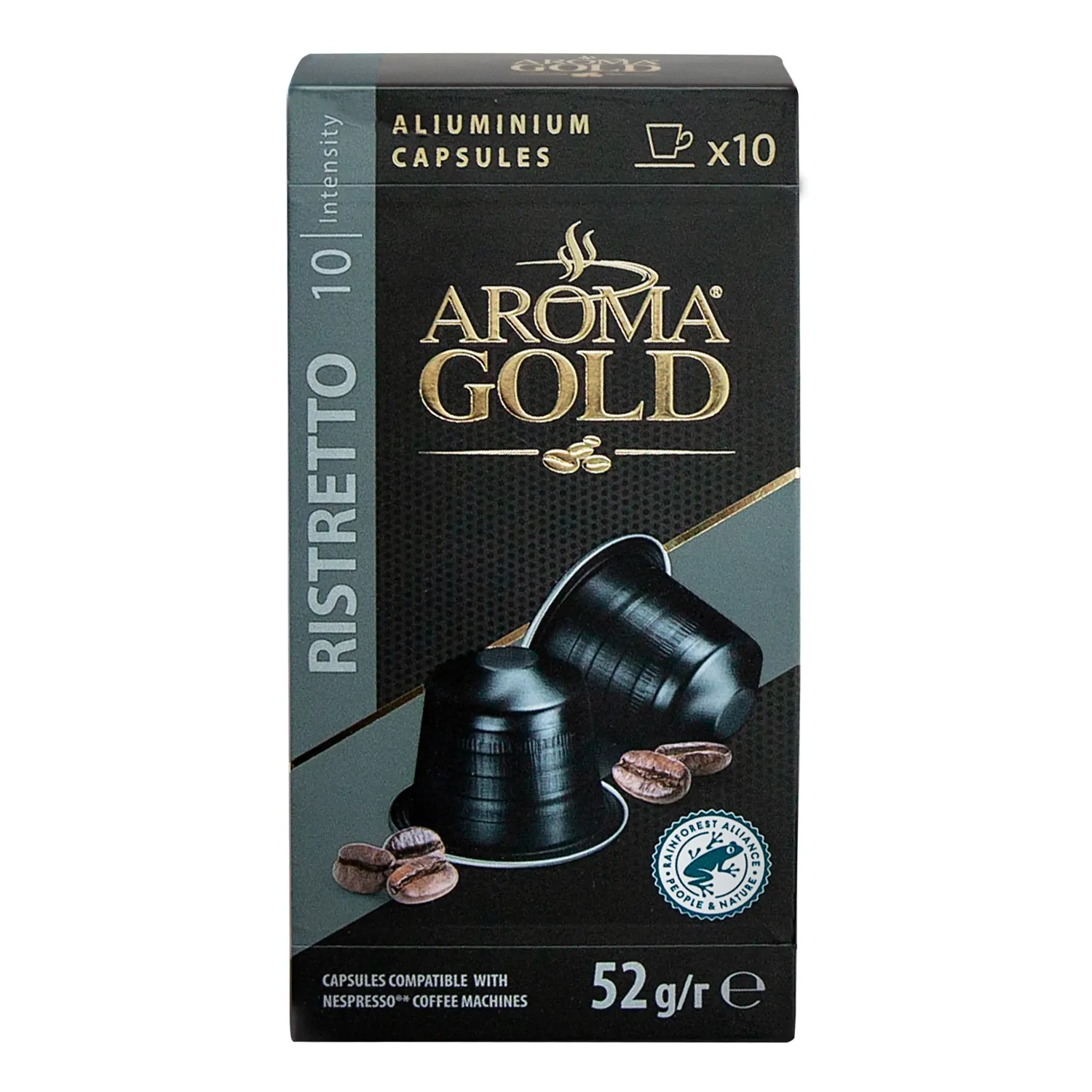 Kavos kapsulės AROMA GOLD RISTRETTO,52 g