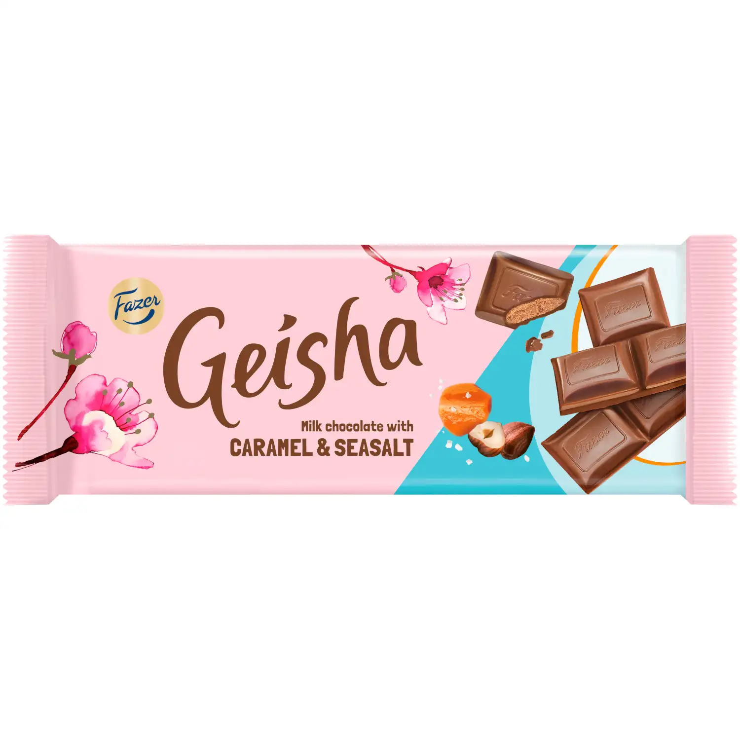 Šokolāde Geisha ar karameli un jūras s. 100g