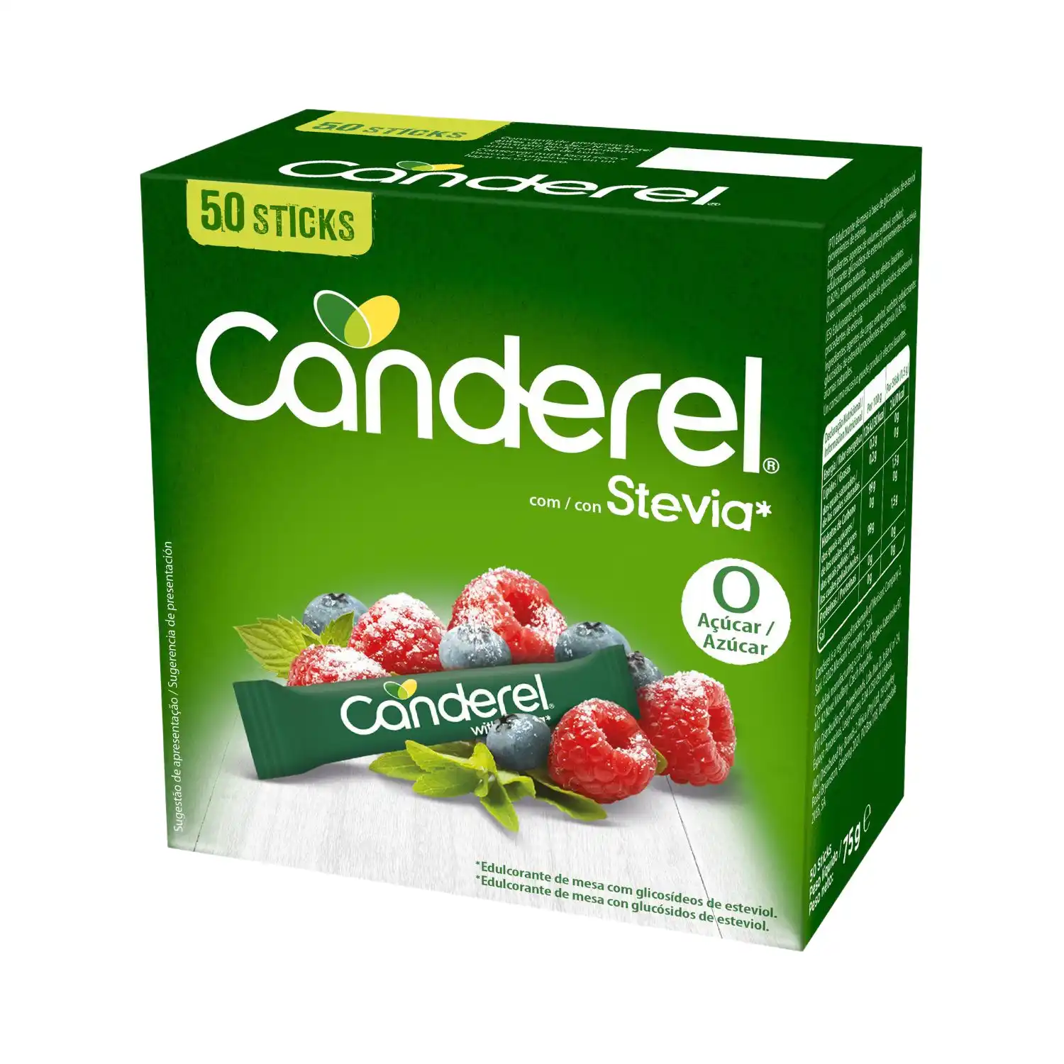 Saldinātājs Canderel Stevia paciņās 50x1,5g