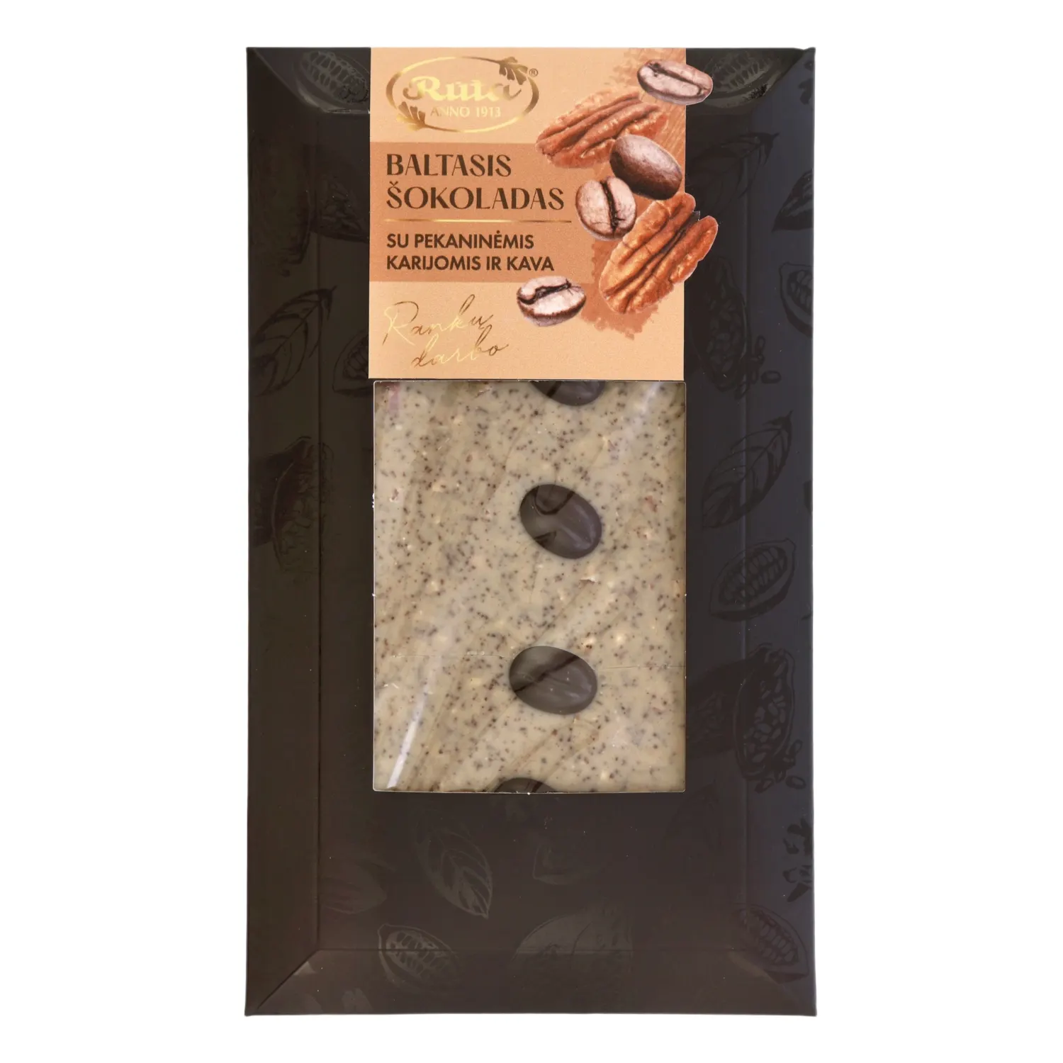 Šokoladas su pek. karijomis ir kava RŪTA,100g