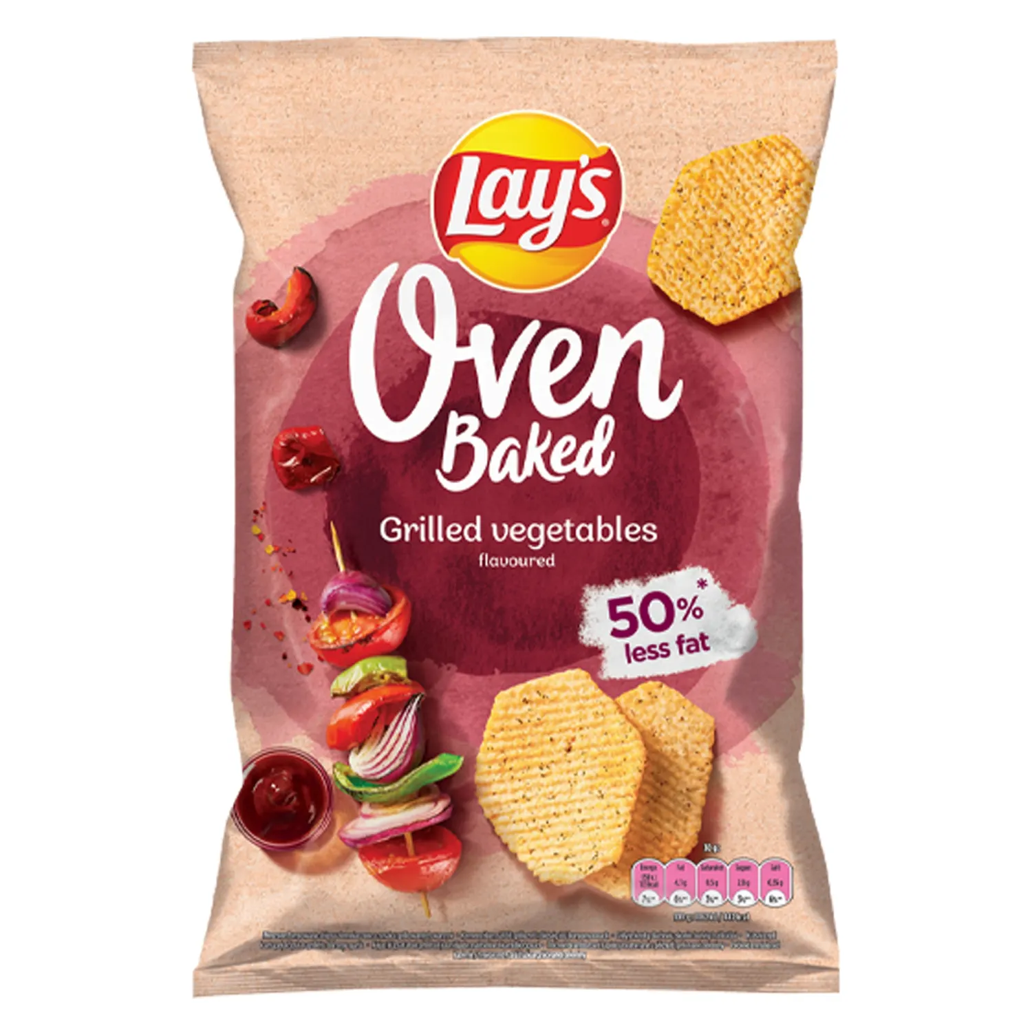 Kart. čipsi Lay's ar gril. dārzeņu g. 110g
