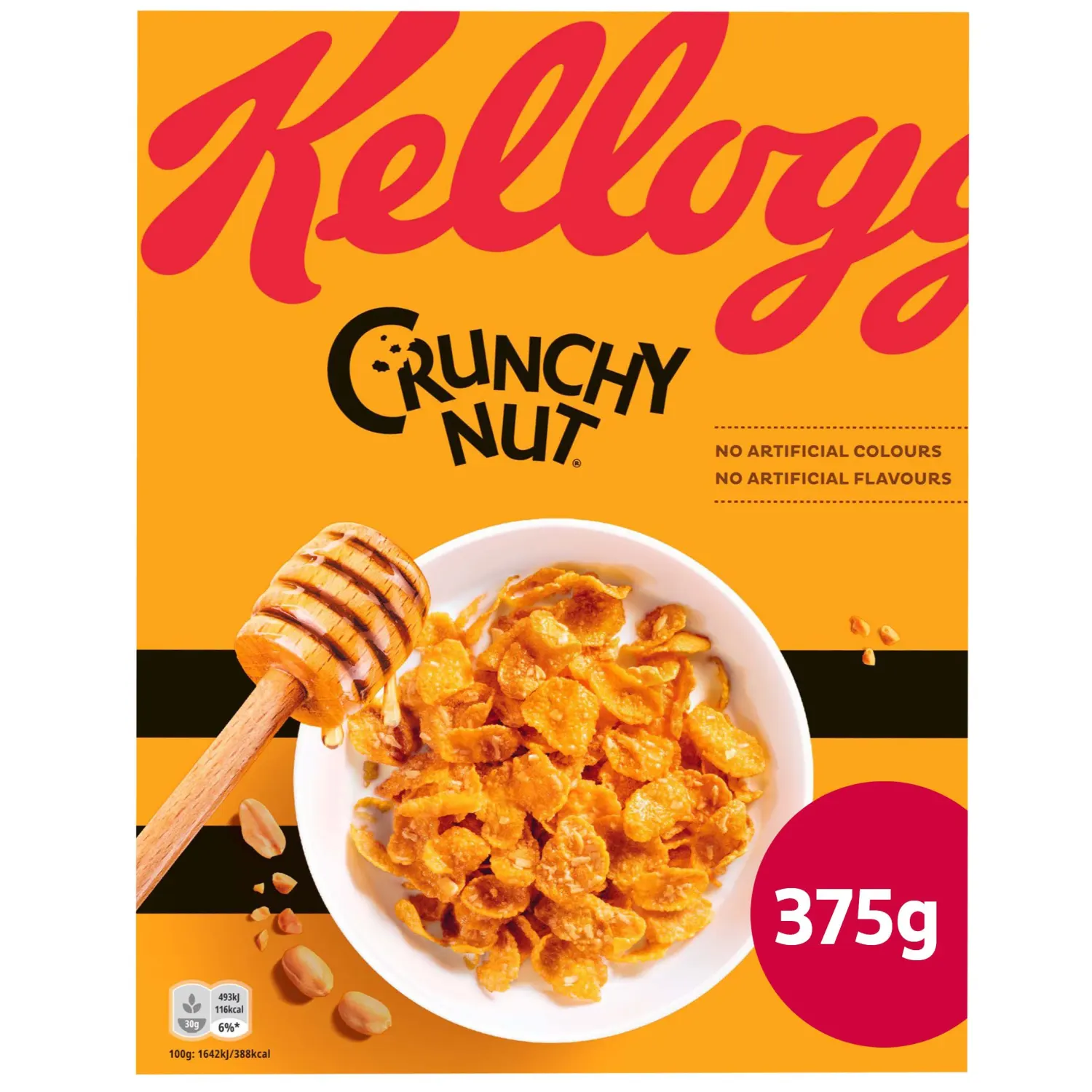 Brokastu pārslas Kellogg's Crunchy Nut 375g