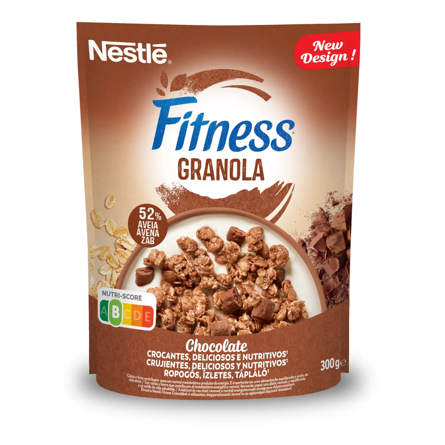 Granola su šokoladu NESTLE FITNESS, 300 g
