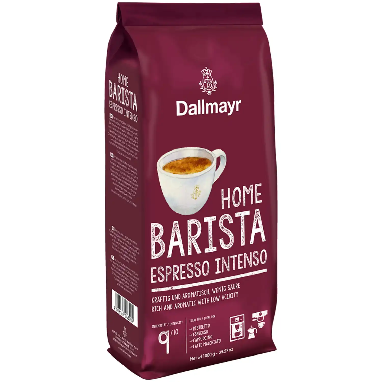 Kav. pup. DALLMAYR HOME BARISTA INTENSO, 1 kg
