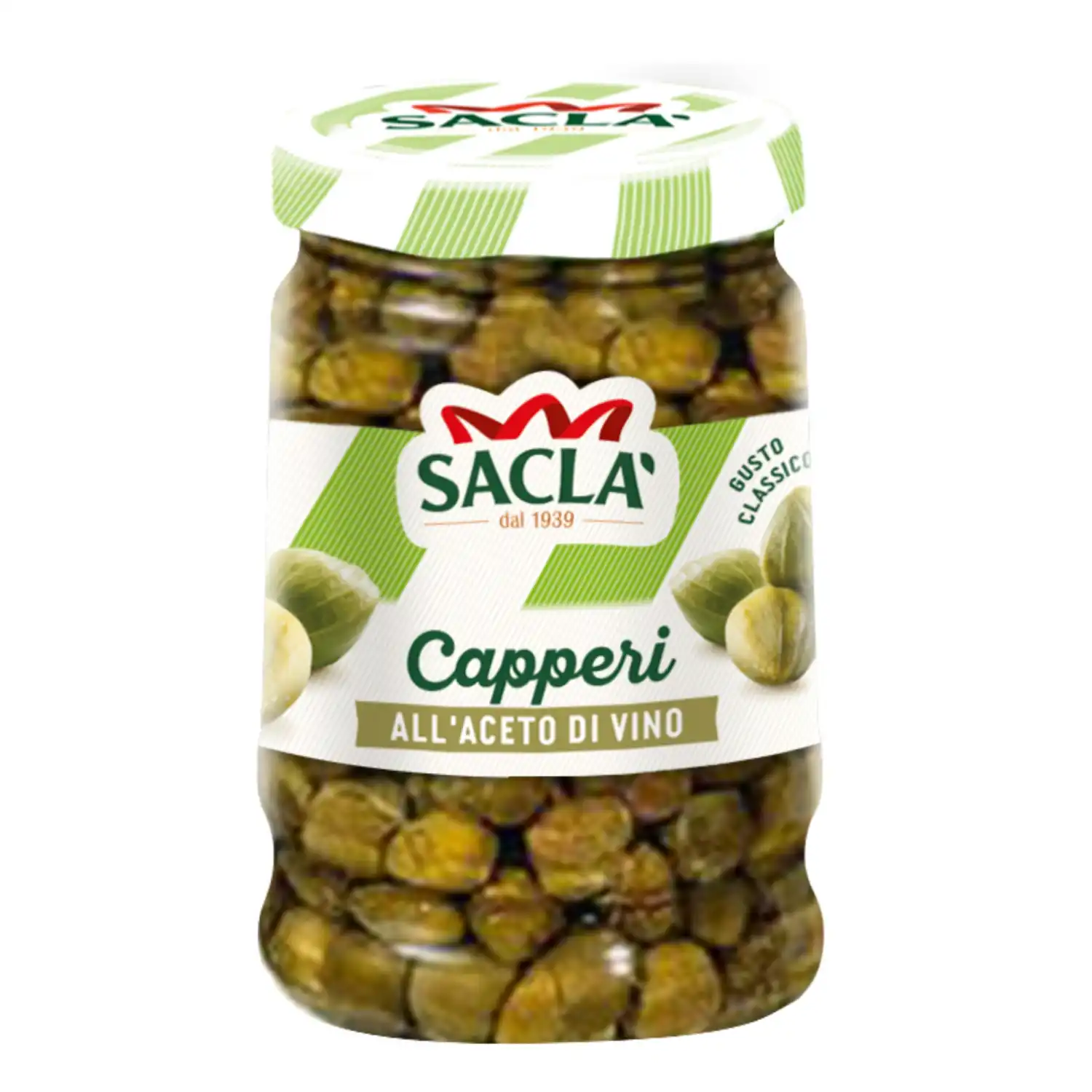 Kapparid veiniäädikas Sacla 200g/110g